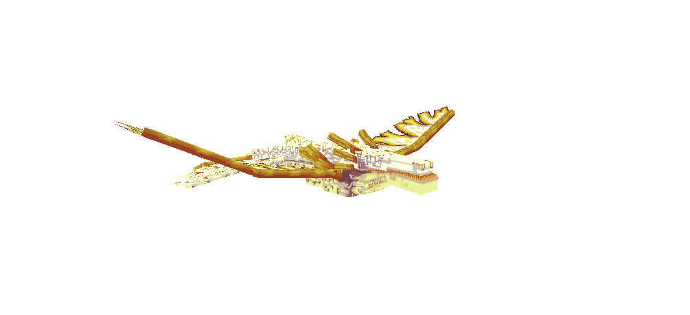 Criatura ballena animada