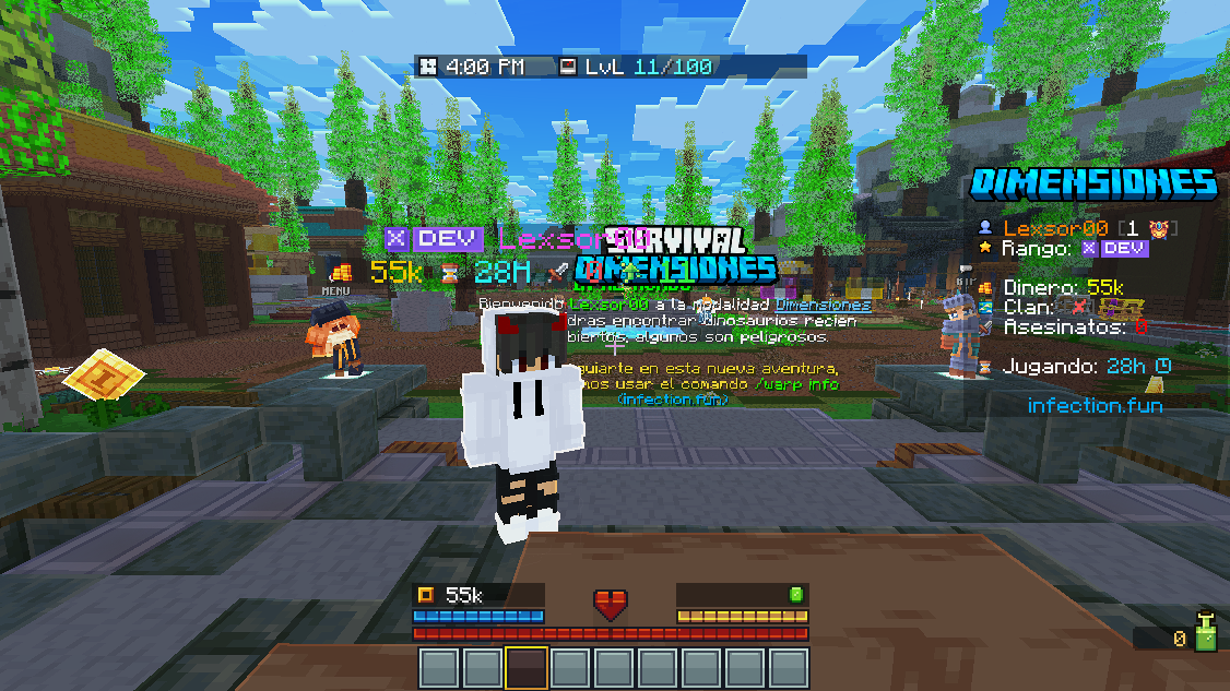 Servidor Minecraft Infection